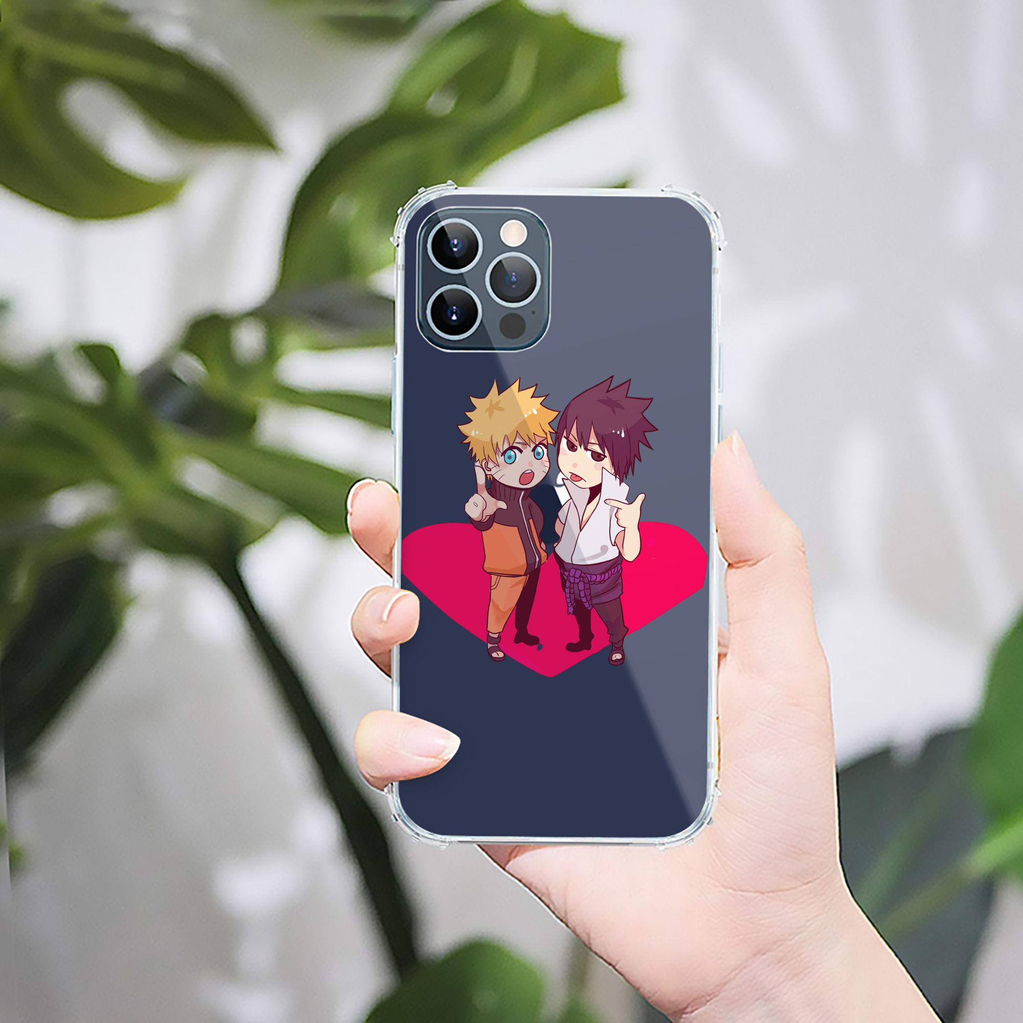 （画像用） NARUTO -ナルト- うずまき ナルト Uzumaki Naruto 【iPhone 12シリーズ対応】透明スマホケース（クリアソフトケース）